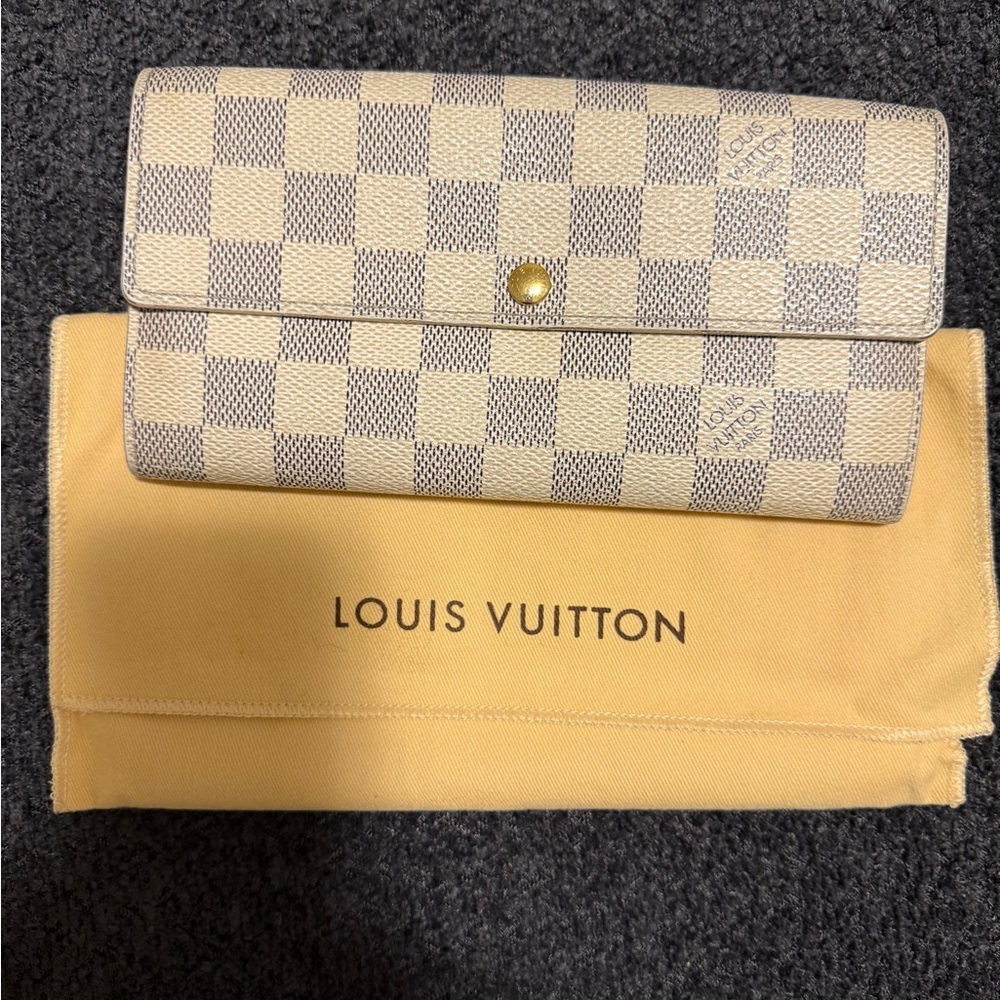 Louis Vuitton Damier Azur Sarah wallet - bought in 2010